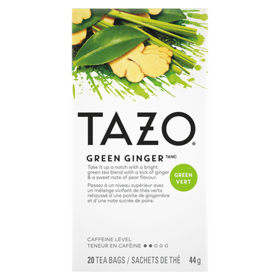 TAZO GREEN GINGER TEA [20 BAGS]