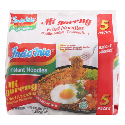 INDO MIE MI GORENG NOODLES [5 pkg]
