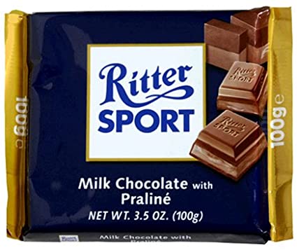 RITTER PRALINE CHOCOLATE [100 G]