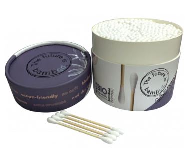 BAMBOO COTTON SWABS [400 PACK]
