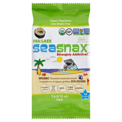 SEA SNAX WASABI SEAWEED [5 G] - $2.79
