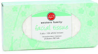 WF FACIAL TISSUE [126 PK]