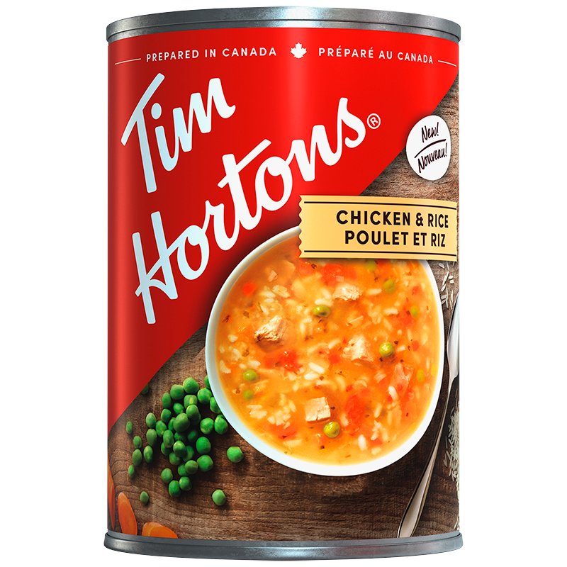 TIM HORTON CHICKEN & RICE SOUP [540 ML]