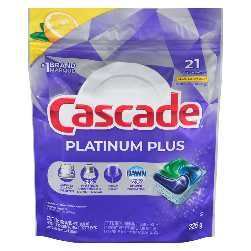 CASCADE PLATINUM PLUS LEMON [21 PK]