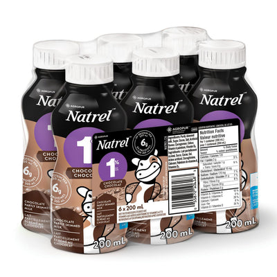NATREL CHOCOLATE  MILK [6 X200M]