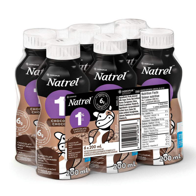 NATREL CHOCOLATE  MILK [6 X200M]