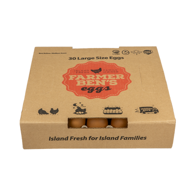 FARMER BENS 30 PK BROWN EGGS [30 S]