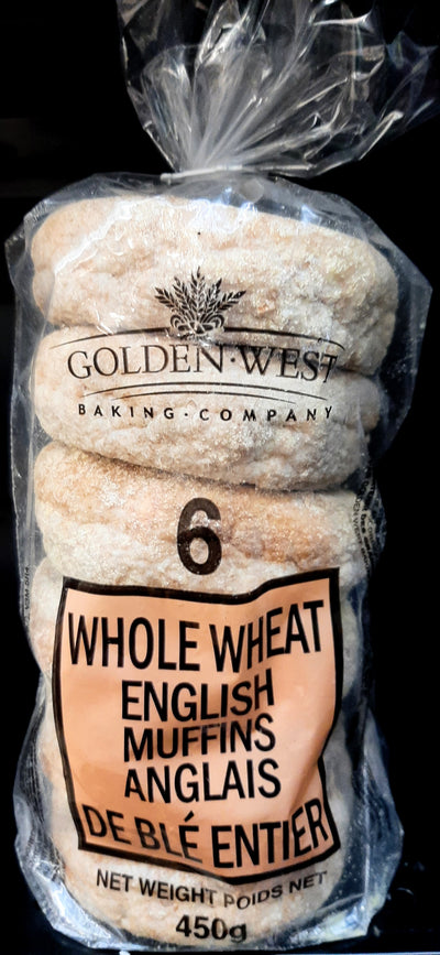 GW WHOLE WHEAT ENGLISH MUFFINS [6 PK]