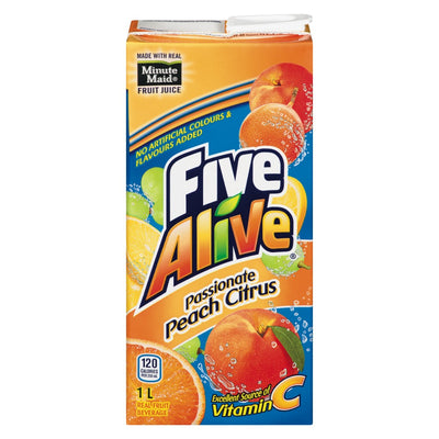 FIVE ALIVE PASSION PEACH JUICE [1 L+DEP]