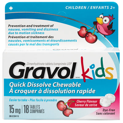KIDS GRAVOL CHEWABLES [18 PK]