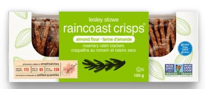 RAINCOAST CRISPS GF ROSEMARY [150 G]