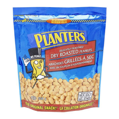 PLANTERS DRY ROASTED PEANUTS [550 G]