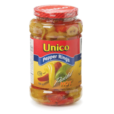 UNICO HOT PEPPER RINGS [750 ML]