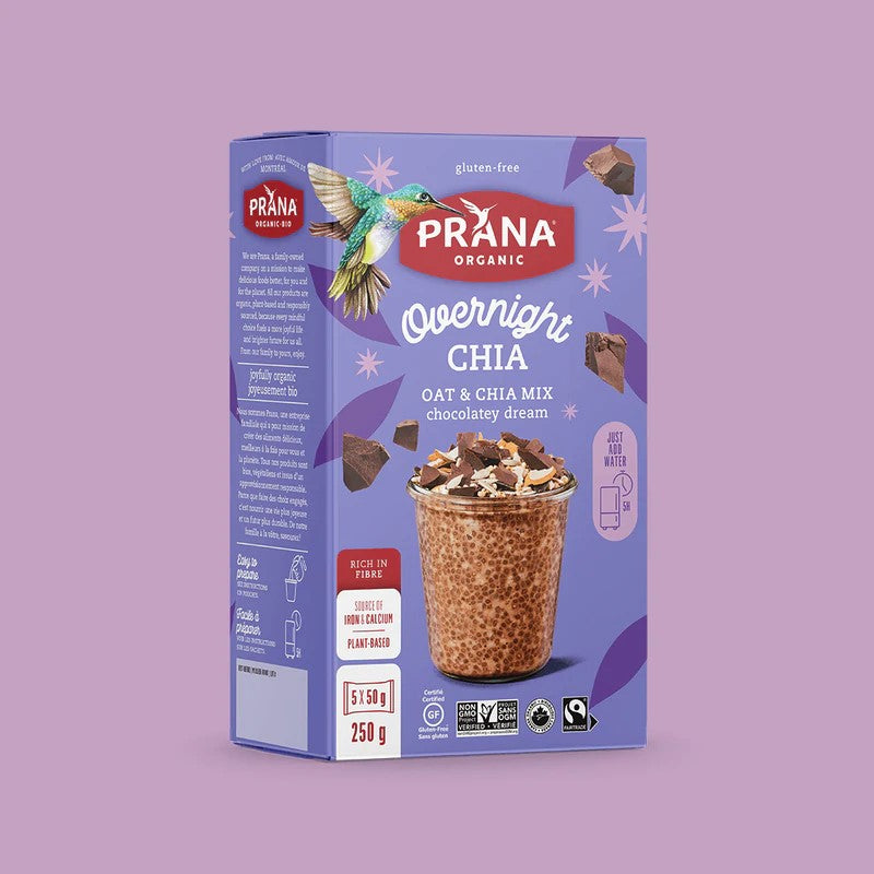 PRANA OVERNIGHT CHIA Chocolatey Dream, 250g