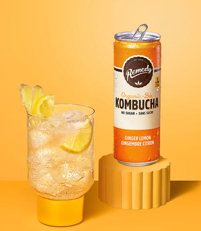 REMEDY KOMBUCHA  GINGER LEM [355 ml]