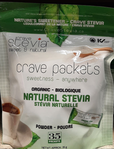 CRAVE STEVIA PACKETS [35 s]
