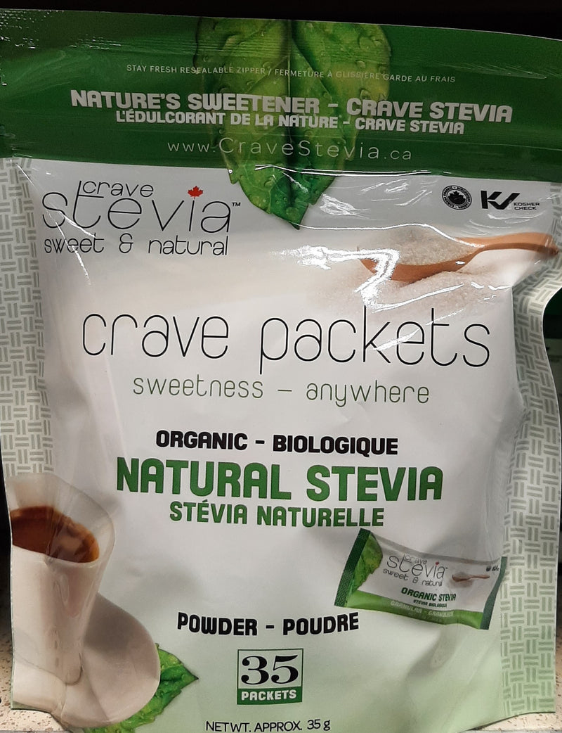 CRAVE STEVIA PACKETS [35 s]