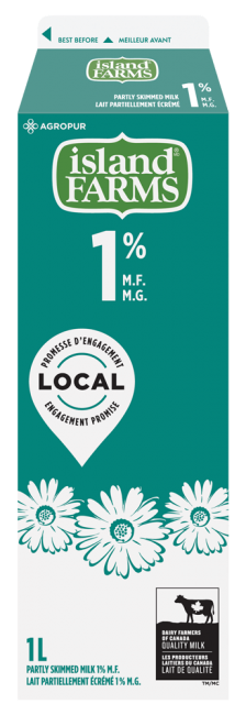 ISLAND FARMS 1% MILK [1 L]