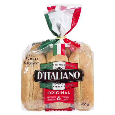 DITALIANO SAUSAGE BUNS [6 PACK]