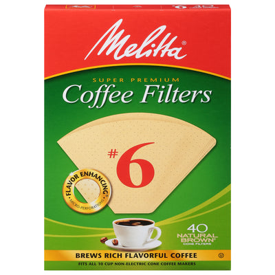 MELITTA NAT BROWN #6 FILTER [40 S]