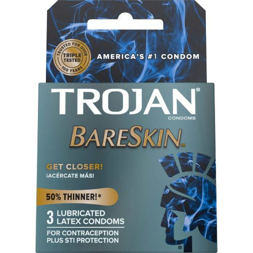 TROJAN BARESKIN CONDOMS [3 PK]