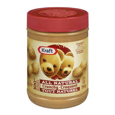 KRAFT CRUNCHY NATURAL PB [750 g]