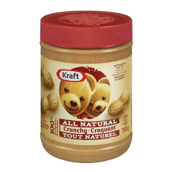 KRAFT CRUNCHY NATURAL PB [750 g]