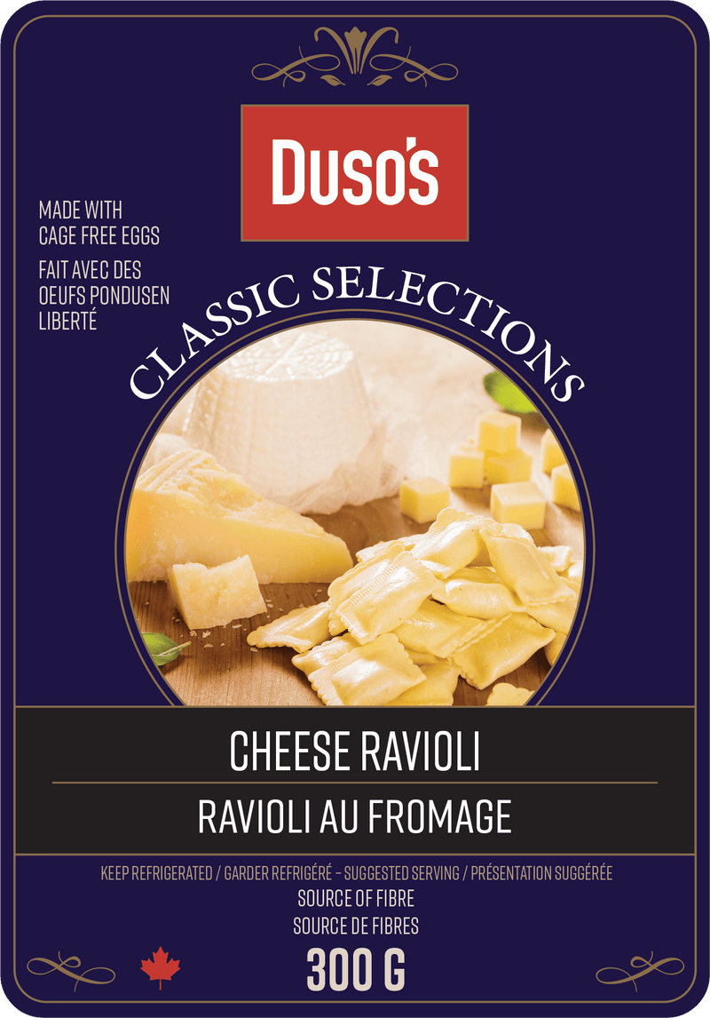 DUSO'S CLASSIC SELECTIONS Cheese Ravioli, 300g
