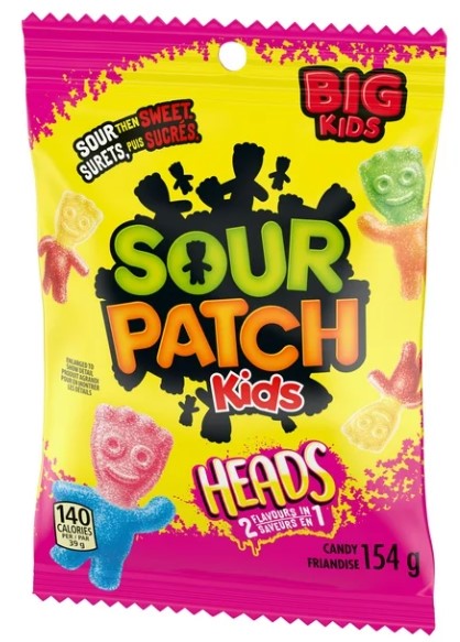 SOUR PATCH KIDS BIG HEADZ [154 G]