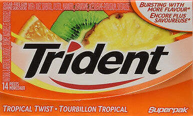 TRIDENT SUPERPACK TROPICAL [14 PK]