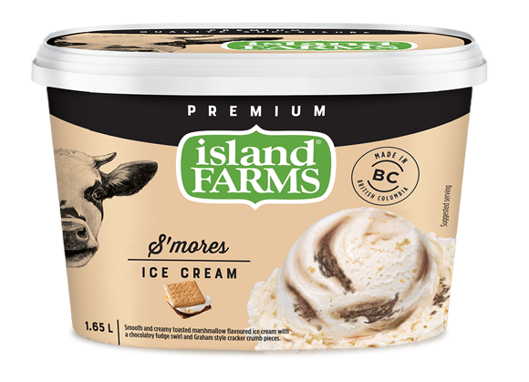 ISLAND FARM SMORES ICECREAM [1.65 L]