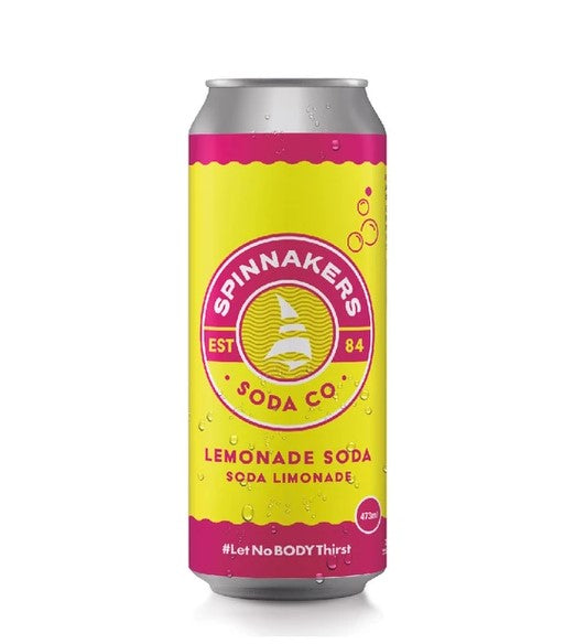 SPINNAKERS SODA Lemonade, 473 ml