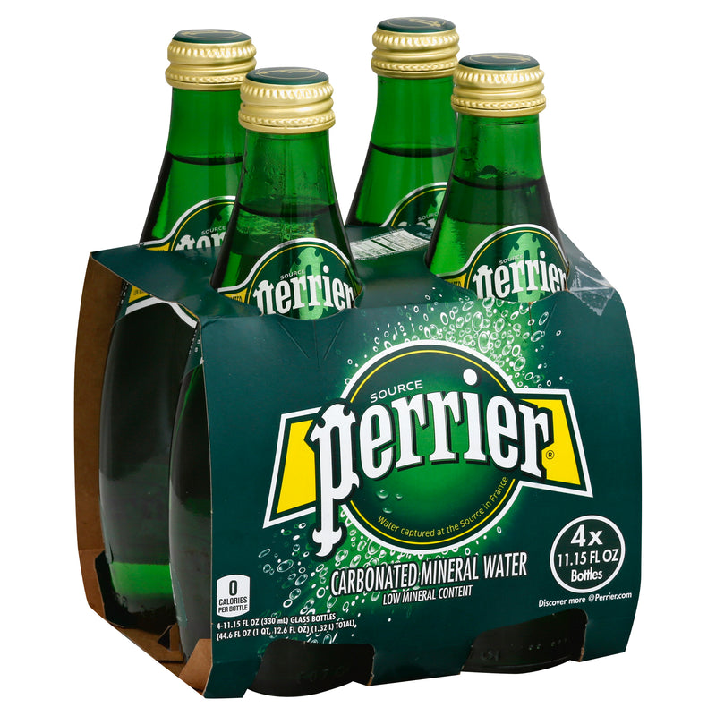 PERRIER SPARKLING WATER [4 pkg]