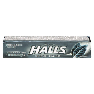 HALLS EXTRA STRONG COUGH DROPS [9 s]