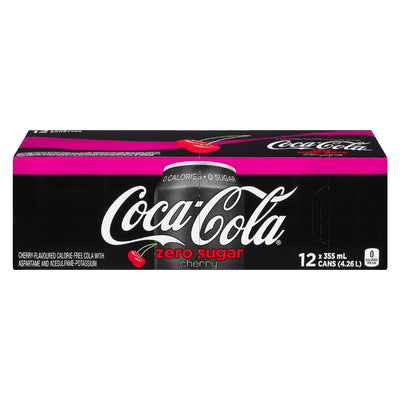COCA COLA ZERO CHERRY [12 PK]