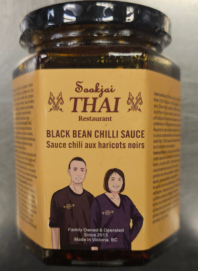 SOOKJAI THAI Black Bean Chilli Sauce, 1ea