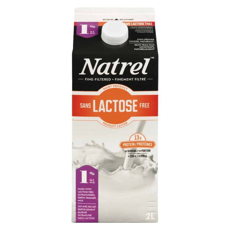 NATREL LACTOSE FREE 1% MILK [2 L]