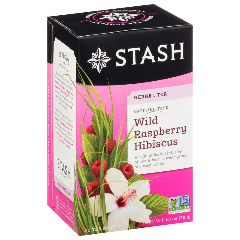 STASH RASPBERRY HIBISCUS TEA [20 BAGS]